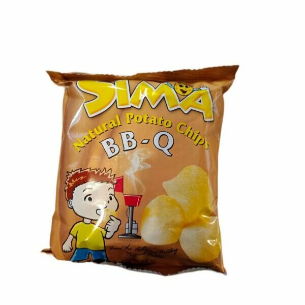sima natural potato chips BBQ 60g
